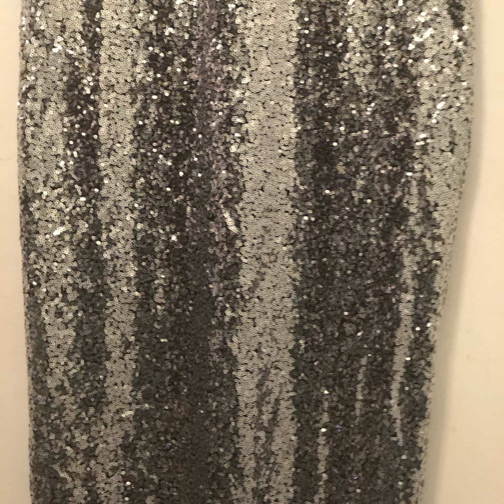 Silver black dress
